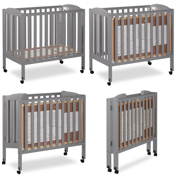 Dream On Me 2in1 Mini Convertible Portable Crib & Reviews Wayfair